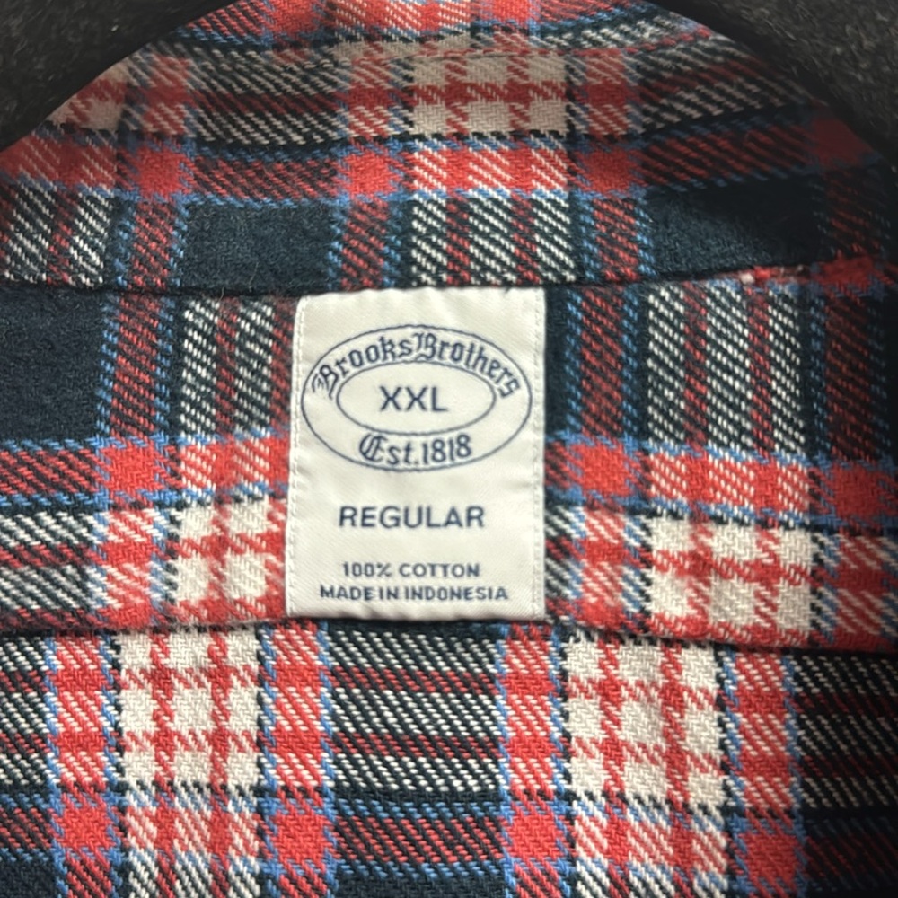 NWOT Brooks Brothers Twill Western Shirt - Picture 5 of 6